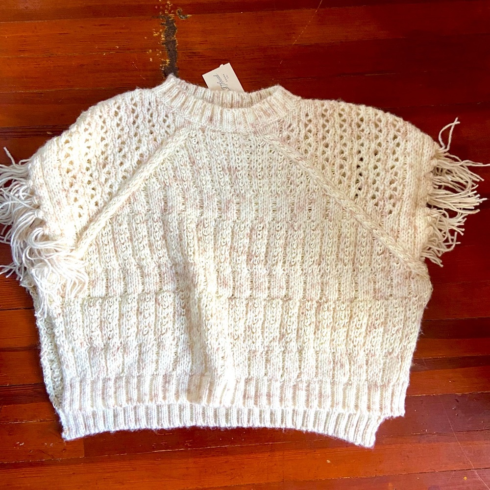Knit Poncho sweater (NWT)
